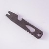 Micro Wrench Multi-Tool, Stainless Steel Construction, For Keychain, Auto, Camping,