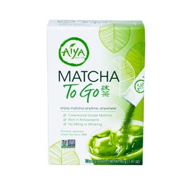 Aiya Matcha To Go - Ceremonial Grade Pure Green Tea Powder