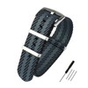 WOUKUP Premium Weave Nylon Watch Band 20mm 22mm Replacement Military