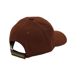 Jack Bunny 262-5287601 Unisex Cap (Embroidered Logo and Size Adjustable) / Golf Hat, 050_brown, Free size