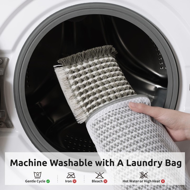 Unique Waffle Bath Mat Non Slip Super Absorbent Bath Mats