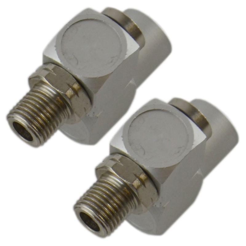 AB Tools 1/4” BSP Male/Female Air Compressor Fitting Connector 360