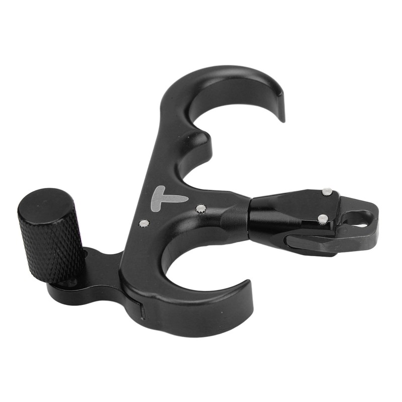 3 Finger Hand Held Bow Release Aluminum Alloy Thumb Release