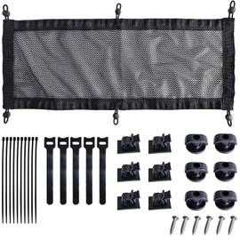 Under Desk Cable Management Net, Screw-in Cord Organizer, 24.5"x9.5"