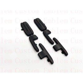 PAINT 5PCS Matte BLACK EMBLEM For 2020-2023 GMC ACADIA BLACK DOOR TAILGATE Overlay