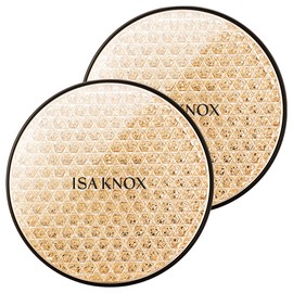Isa Knox Cover Supreme Rich Essence Skin Cover Pact Foundation 10g, Shade 23, 2 Pieces / 이자녹스 커버 수프림 리치 에센스 스킨커버 팩트 파운데이션 10g, 23호, 2개