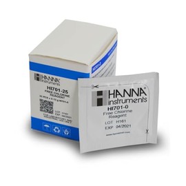 HI701-25 Free Chlorine Checker Reagents, Pre-Measured, DPD Method, Fast and Accurate Measurements