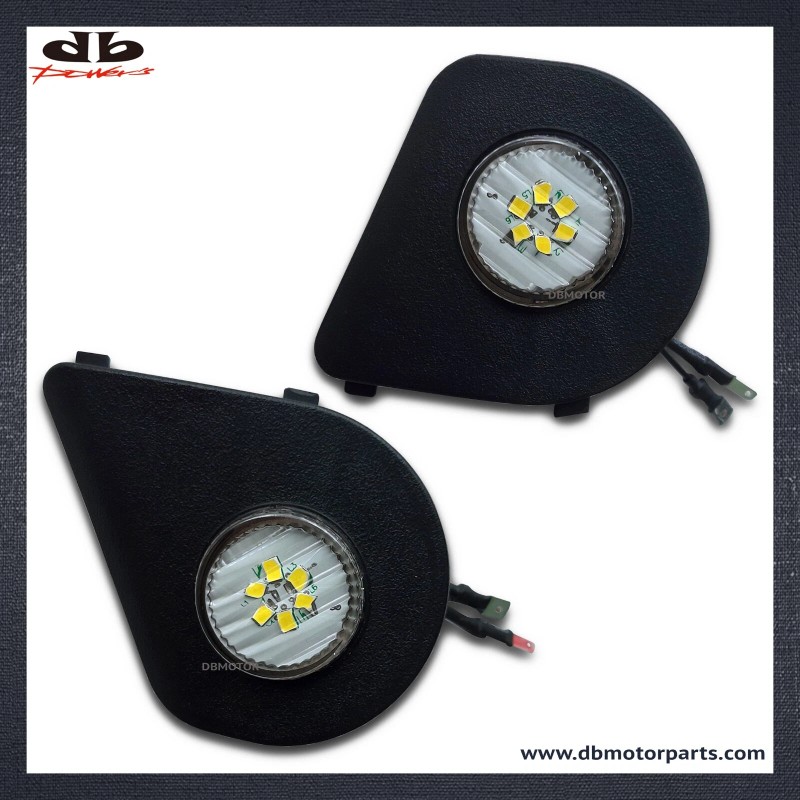 DBMOTOR 2010-2018 Dodge Ram Tow Mirror LED Puddle Lamp -