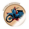 Spreadshirt Swallow Driver Simson Schwalbe Vintage Sticker, 10 x 10