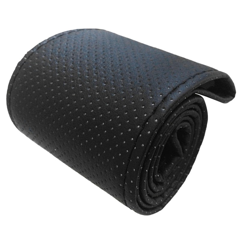 Steering Wheel Cover, Wear-Resistant Microfiber Leather, Durable Construction, Breathable Design,