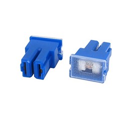 uxcell Car 100A 32V Female PAL Slow Blow Fuse 2Pcs Blue