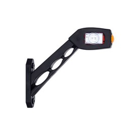 BUL BARS 2 x LED Rubber Side Light 12 V 24 V with E-mark Position Light Car Truck Car Lamp Light White Red Orange