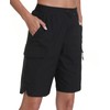 zsenoxaxi Women's Hiking Cargo Shorts Quick Dry Lightweight Shorts for