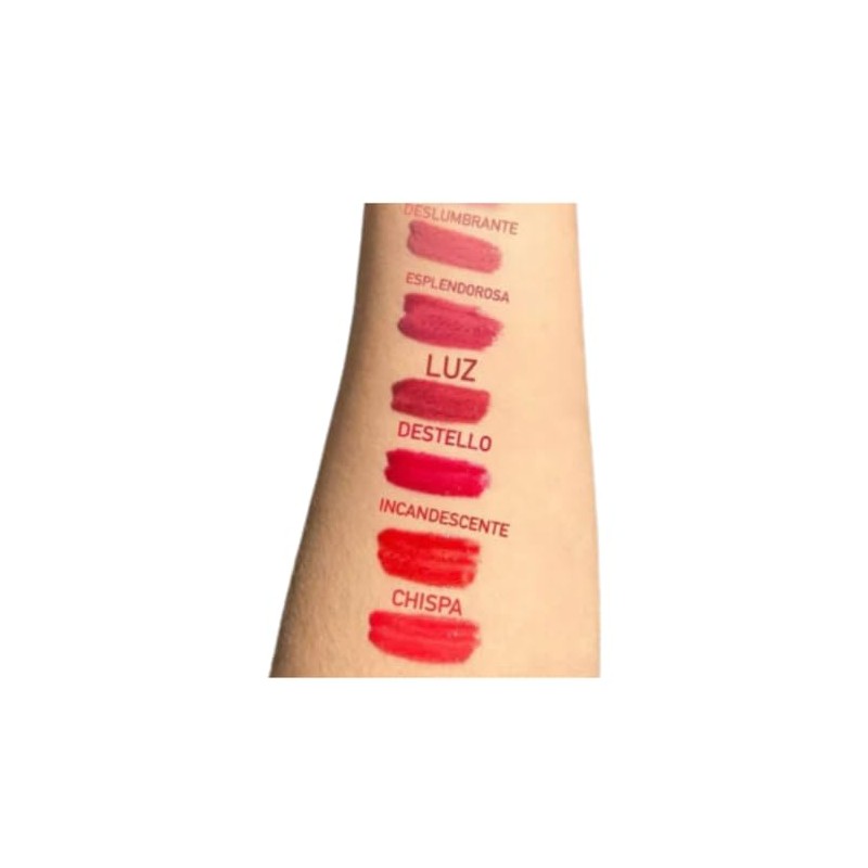 Kit/Set Brillo Labial Bissu Nueva Formula 6 pzas Tonos Rojos