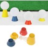 Jizlan 1 Set Winter Golf Tees,Rubber Golf Tees with 4