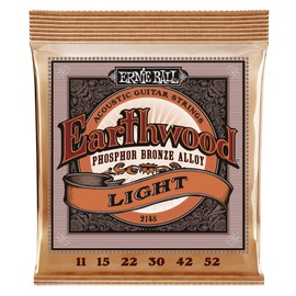 Ernie Ball Ernie Ball Earthwood Light Phosphor Bronze Acoustic Guitar Strings, 11-52 Gauge (P02148)