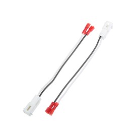 REPAIROCK Front/Dash Tweeters Speaker Wiring Harness Adapter Connector Plug for Dodge for Ram 1500 06-21 / Car Speaker Wiring Adapter/Plastic / 2 Pcs/White Auto Replacement Parts