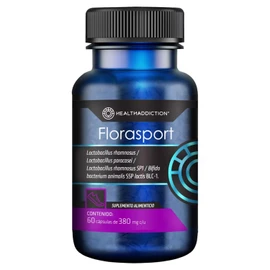 HEALTHADDICTION - Probióticos para Deporte - Apoyo en Rendimiento y Recuperación Muscular - Equilibrio Intestinal y Refuerzo - Con Cepas Activas - 60 Cápsulas de Alta Calidad