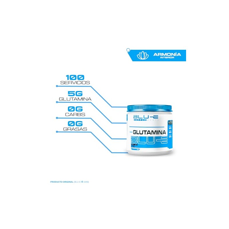 Blu-e Creatina 100 Servicios 500 gr Sabor Mora