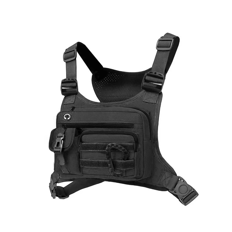 Tactical Chest Bag for Men, Water-Resistant Crossbody Sling Backpack with