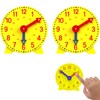 BeoTnp Learning Clock For Kids, 2 Pcs Teaching Clocks For