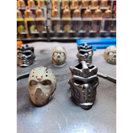 NECA Custom NECA accessories Jason Voorhees Resin UBER mask and PRE UBER+Machete