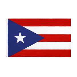 ANJOR Puerto Rico Flag 3x5 Foot Puerto Rican National Flags with Brass Grommets 3 X 5 Ft