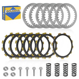 GOLKNHA Clutch kit & Steel Frication Plate for Suzuki Intruder Volusia 800 VL800 Boulevard C50 C50T M50 M50B VS800 OEM# 21441-37400-000 21451-14A00-000