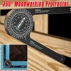 AIMALL 360° Woodworking Protractor Horizontal Angle Gauge - Precision CNC
