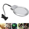 LED Illuminating Magnifier with Clamp Optical Lens Adjustment Hose Magnifying
