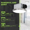 Homewerks 7105-07 Bathroom Fan with LED Light Ceiling Mount Exhaust