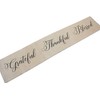 Grateful Thankful Blessed burlap table runner
