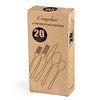 Cangshan 1027013 Rain II Series 20-Piece Stainless Steel 18/10 Forged