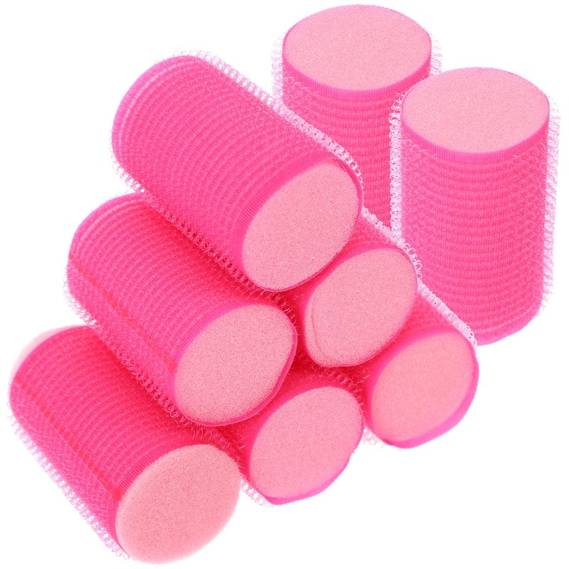 Uonlytech 8pcs Hair Sponge Curlers Hair Rollers Set Self Grip