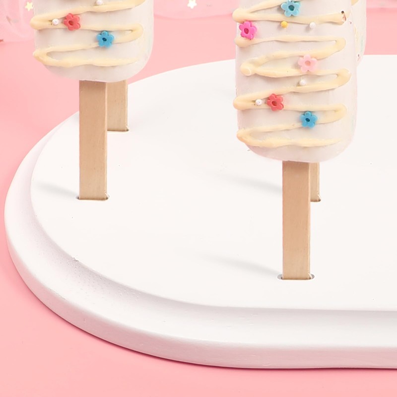 Webake Cakesicle Stand Display Popsicle Sticks Holder 12 Count Wooden