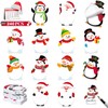 Pack of 12 Christmas Sticky Notes, Bullet Journal Sticky Notes,