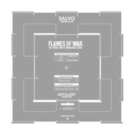 Flames of War: Artillery Template (AT012)
