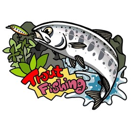 DIA SCALE Fishing Sticker (Yamame)