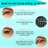 Eyelash Cluster Kit 240 Pieces Eyelash Extension Kit D Curl