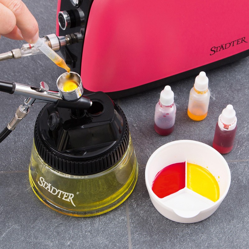 Staedter Airbrush Cleaning Station, Multi-Colour, 12 x 11.5 x 30