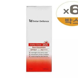 Seller Hub [셀러허브]아이디 솔라 디펜스 데일리 365 선 에멀젼 50ml 6개(SH) (S46124605) [Seller Hub] ID Solar Defense Daily 365 Sun Emulsion 50ml 6 pieces (SH) (S46124605) [Basic]