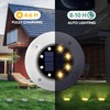 GIGALUMI Solar Ground Lights - No-Drill Fence Lighting Solution, Waterproof