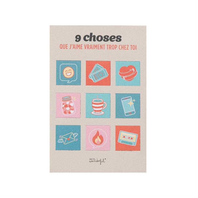 Mr. Wonderful WOA10793FR Postcard, Paper, Multi-Colour, Standard