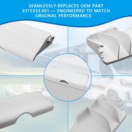 OLAWIS 3315333.001 Air Conditioner Ceiling Assembly Louver Vent Cover SVC Vents For Dometic Brisk Air II ADB Replaces ADB3314850 3314851 3314852 3314853 3314854