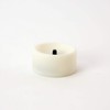 MARTHA STEWART Flameless LED, Tealight Candles,Plastic, Ivory with Batteries, 12