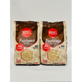 Great Low Carb Company PastaGreat Rice Shape 16 oz pastas, Keto, Low carb, High Protein. 5 Net Carbs, 19g Protein (2 pack)