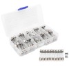 2Boxes Glass Tube Fuse Kit M6x30mm 0.5A‑30A Fast Acting Quick