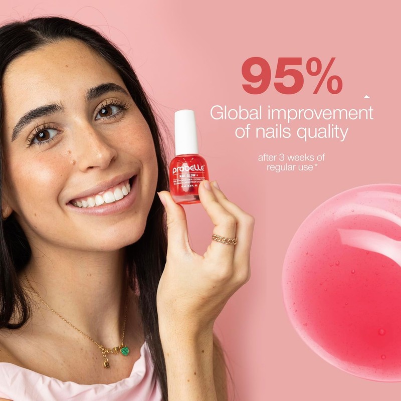 Probelle Fortalecedor de Uñas Gel Translúcido con AHA y Vitamina