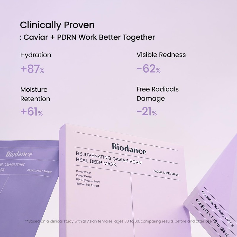 Biodance [Biodance]Rejuvenating Caviar PDRN Real Deep Mask (4ea)