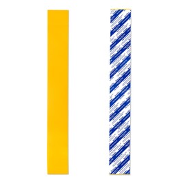 FastCap Zero Clearance Tape 2"x16", Tear-Out Reducing, Perfect Alignment Tool for Miter/Table Saws, Sturdy PVC, Universal Fit, Enhances Precision, Made in USA. Yellow Color (Pack of 8 - Strips)